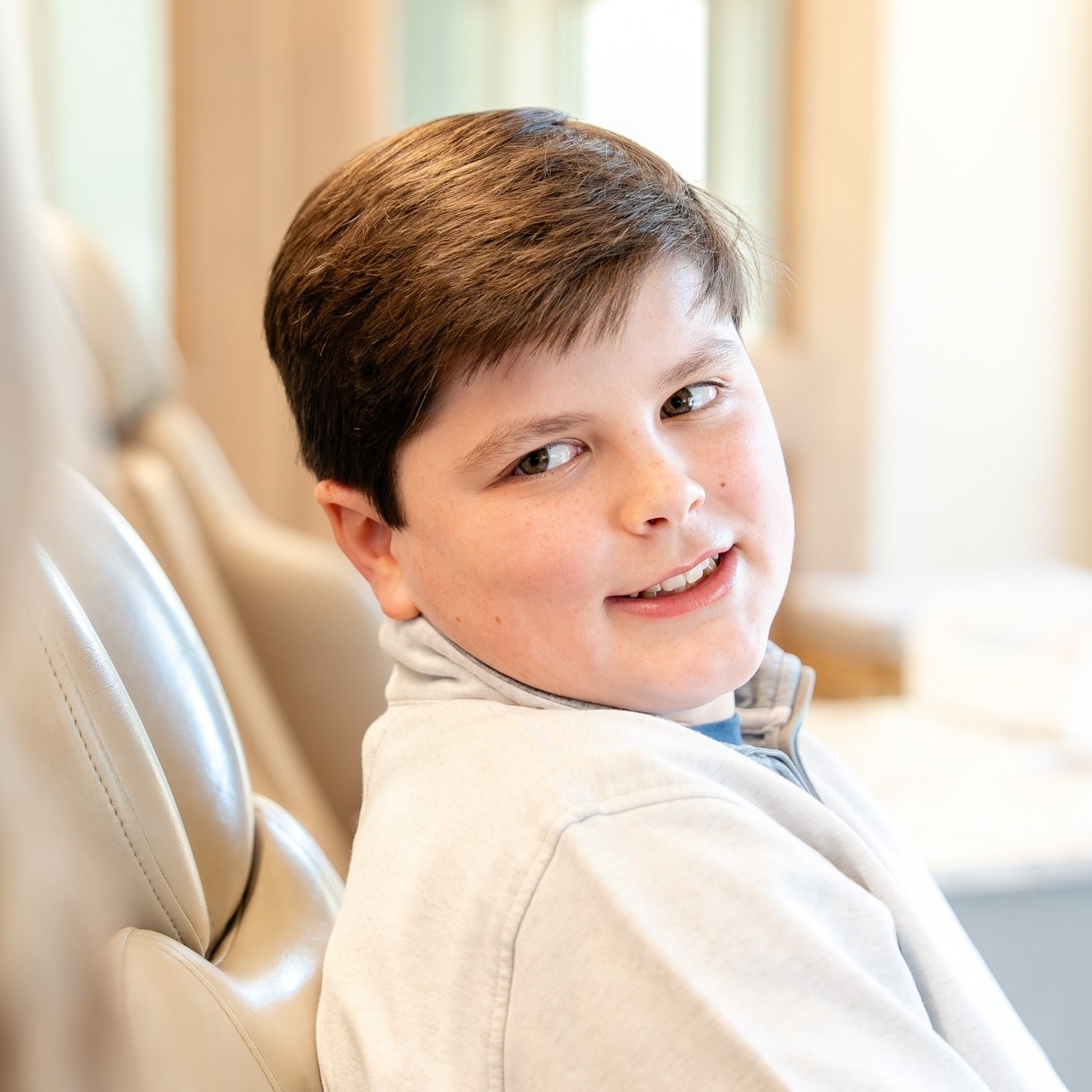 teen having digital scans taken